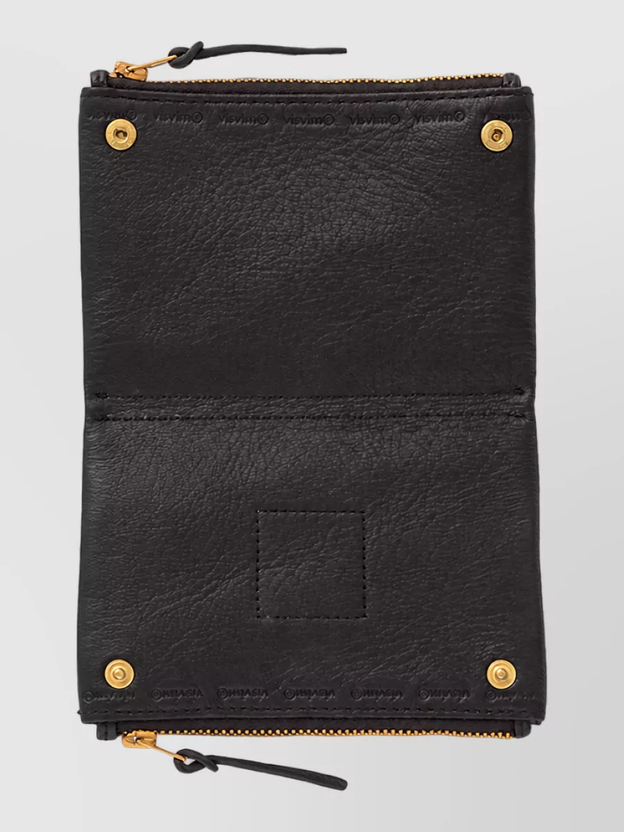 Visvim Leather Zip Bifold Wallet