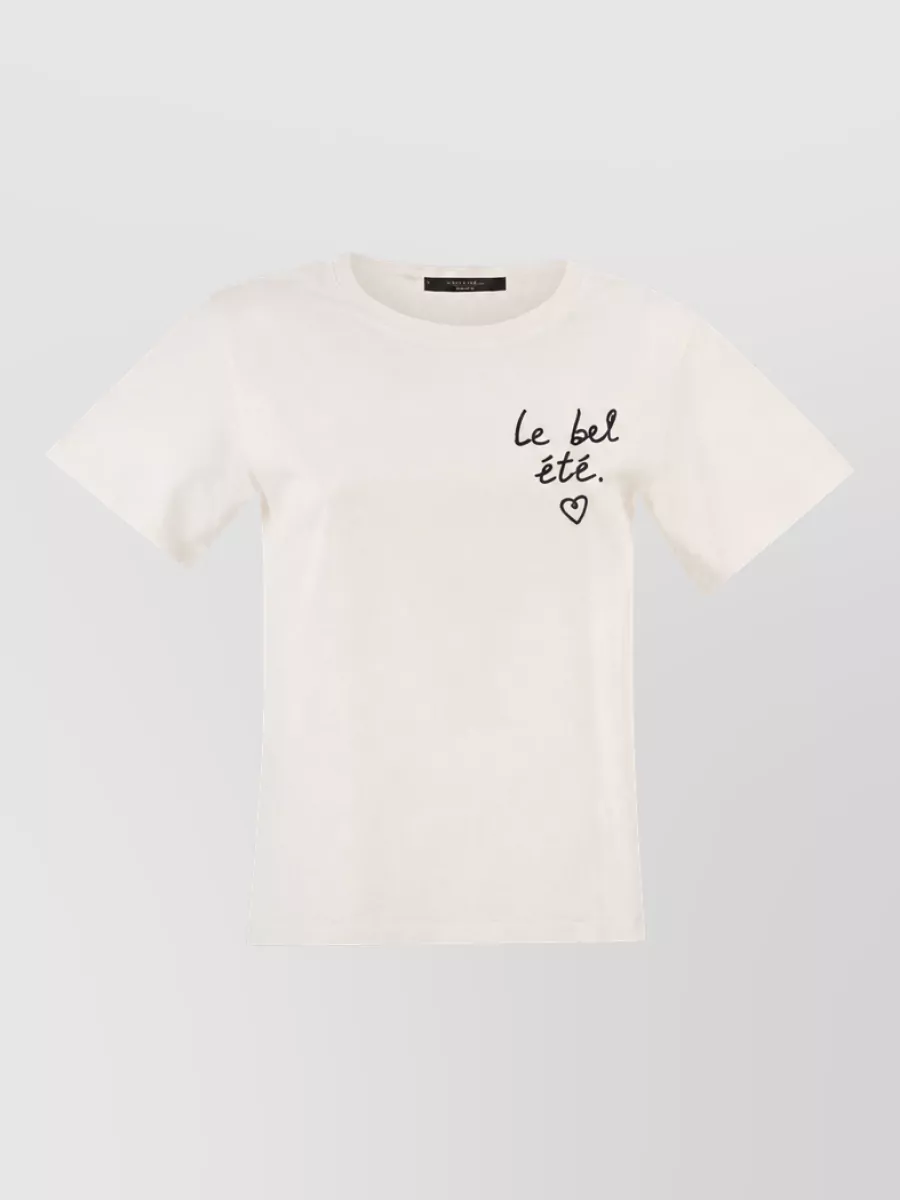 Weekend Max Mara Cotton graphic print t-shirt