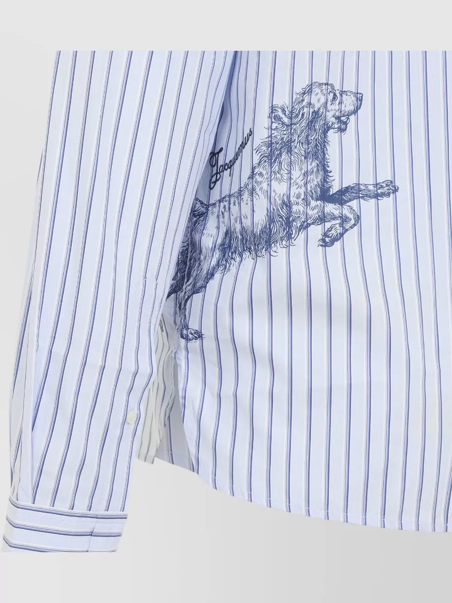 Jacquemus Striped Long-Sleeve Shirt