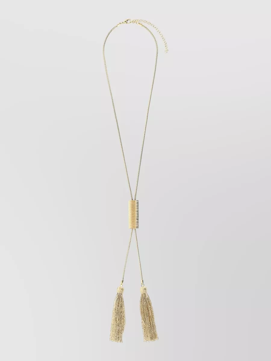 Balmain snake tassel necklace