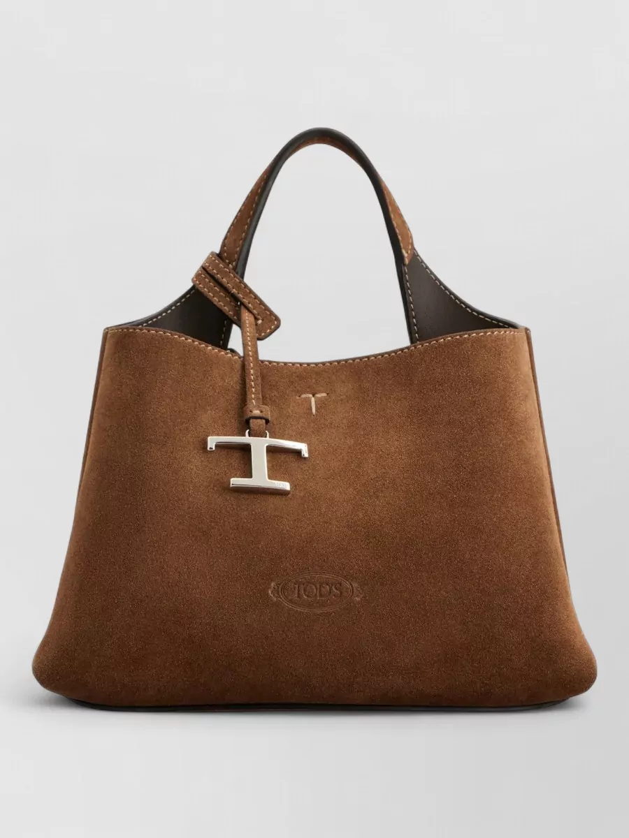 Tod's t timeless micro leather tote bag