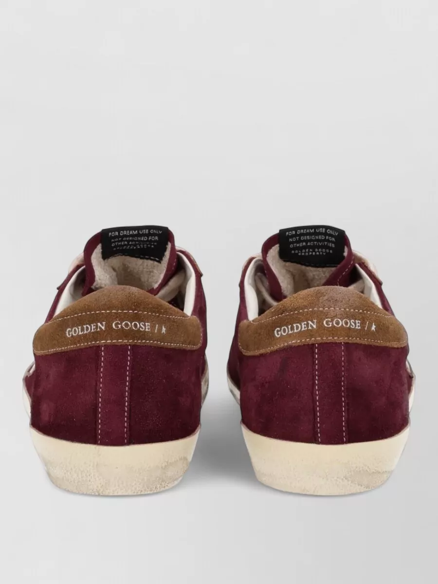 Golden Goose Star Detail Sneakers Round Toe Design