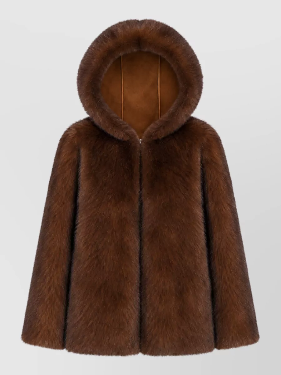 La Rose shearling coat