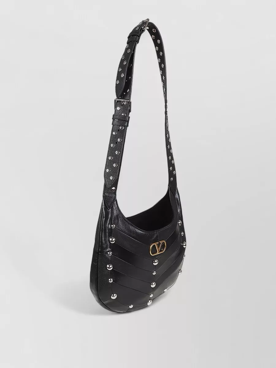 Valentino Garavani Small Hobo Bag Patchwork Nappa Shoulder