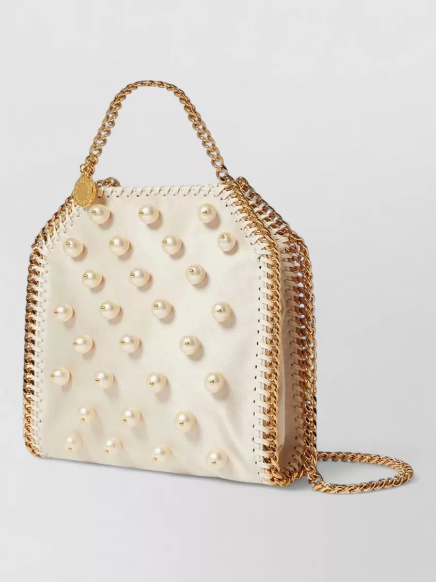 Stella Mccartney Falabella Tiny Satin Shoulder Bag