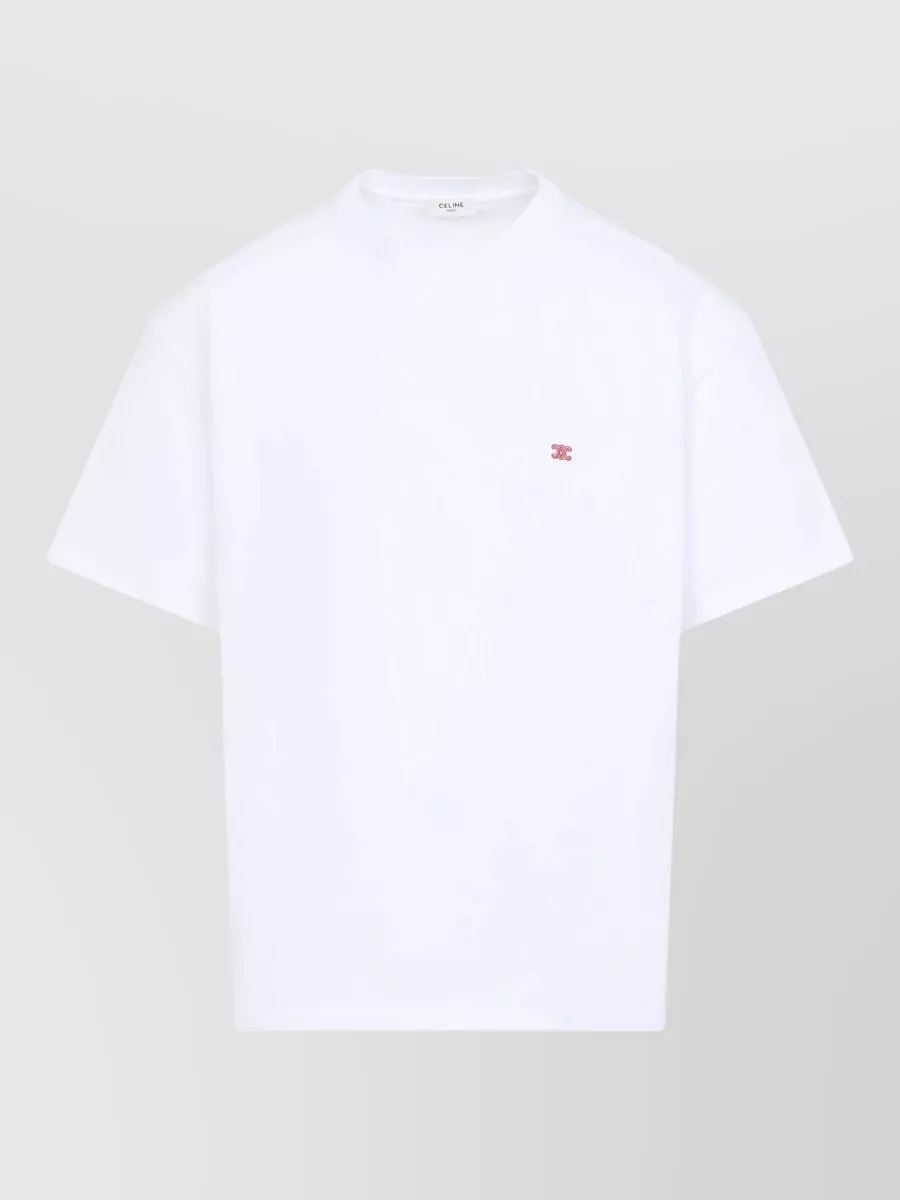 Celine Relaxed-Fit Cotton Short-Sleeve T-Shirt