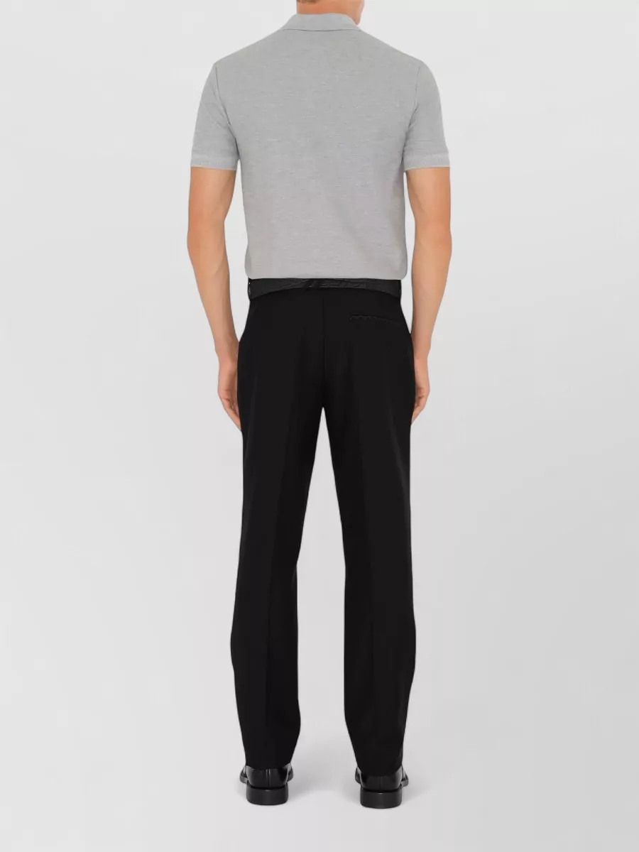 Burberry Polo Shirt Short Sleeves Ribbed Collar