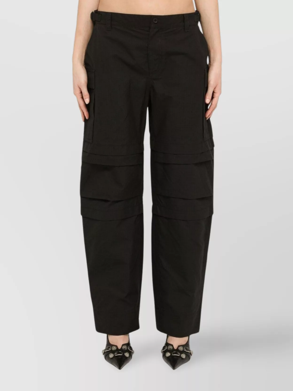 Wardrobe.nyc Cargo Trousers Multiple Pockets In Black
