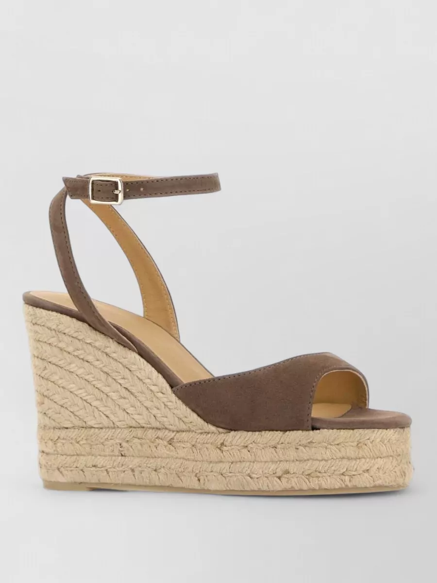 Castaner Suede Wedge Espadrilles