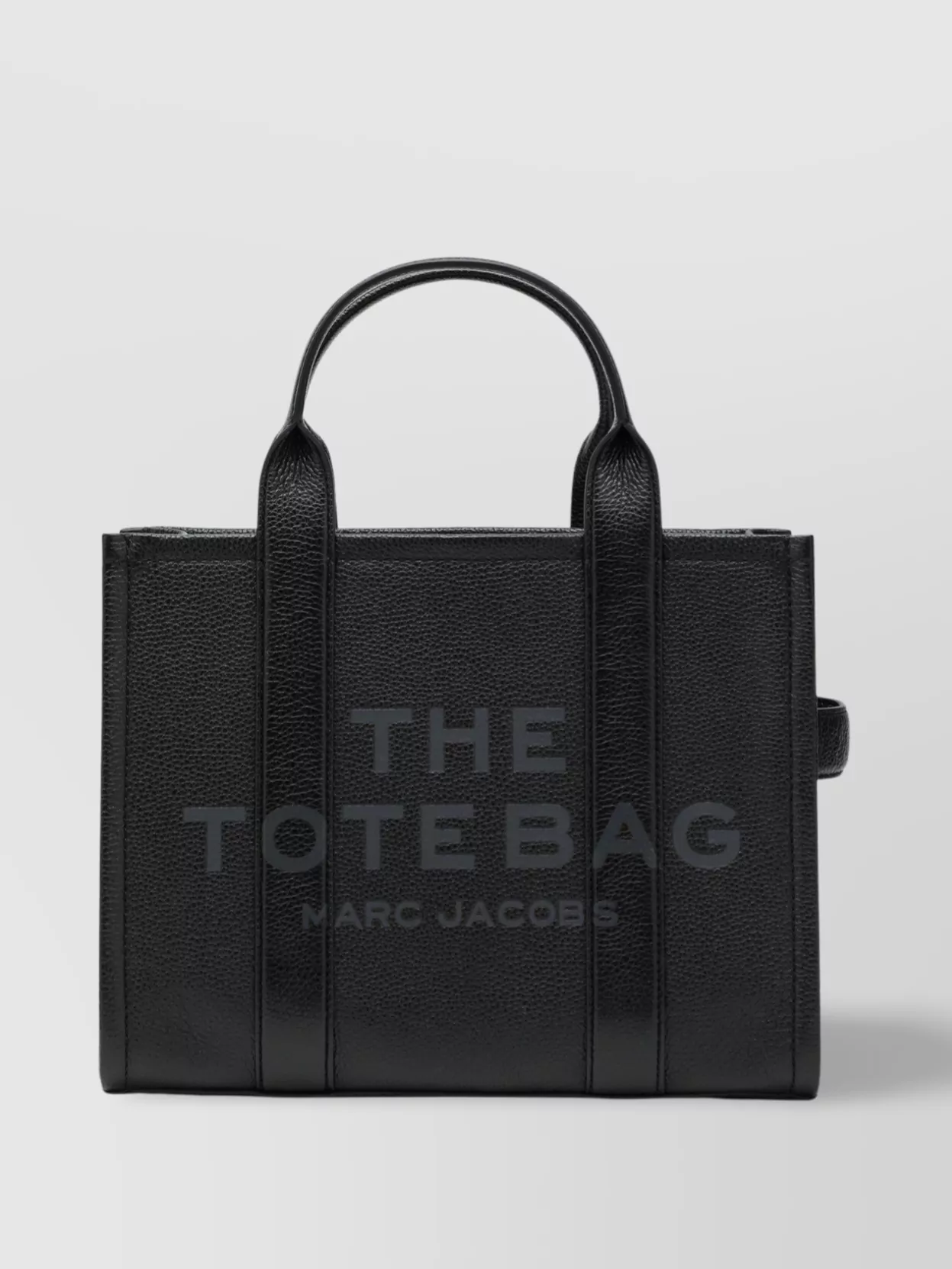 Marc Jacobs Women Black Leather Medium The Tote Bag Handbag In Black