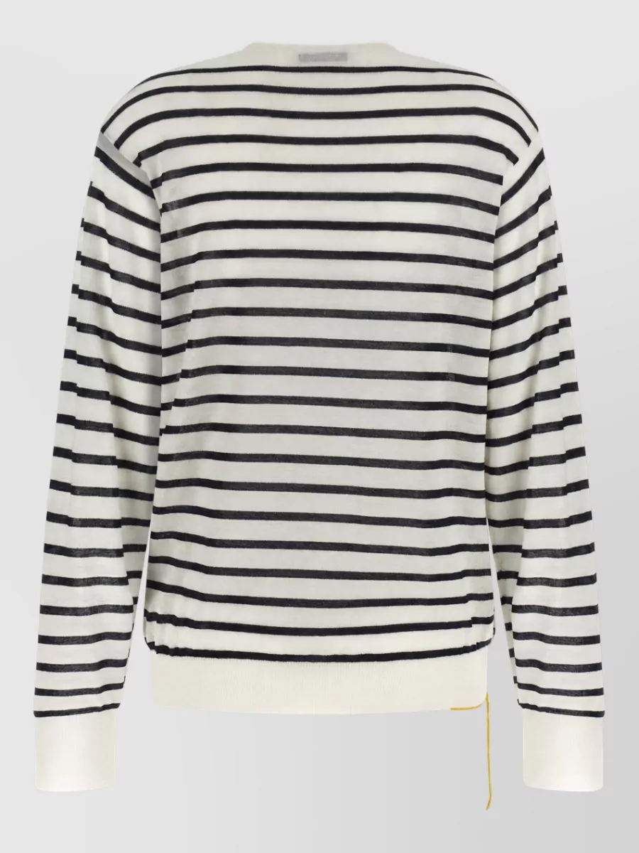 Fendi Striped Virgin Wool Sweater