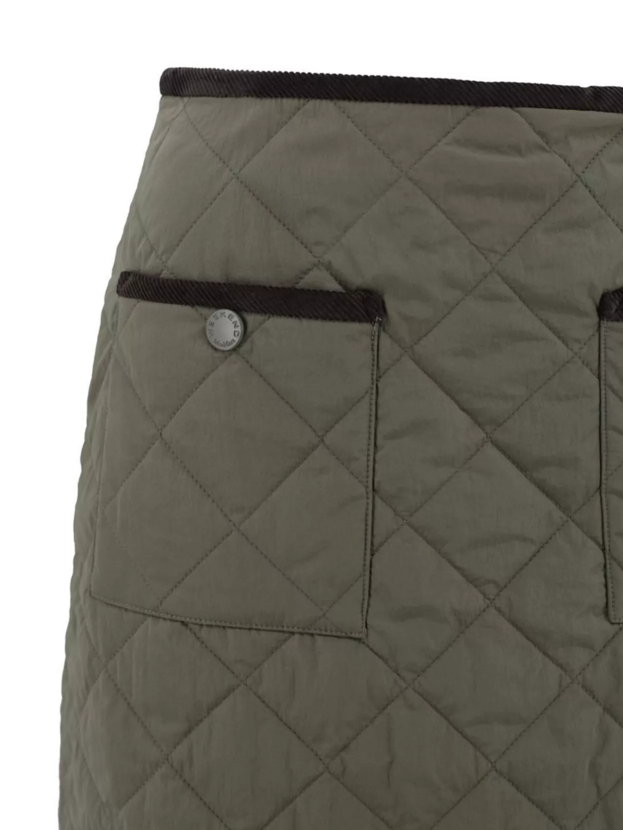 【送料&関税込】Weekend Max Mara Drip-proof Taffeta Short Sk Weekend Max Mara Drip-proof Taffeta Short Skirt In Kaki