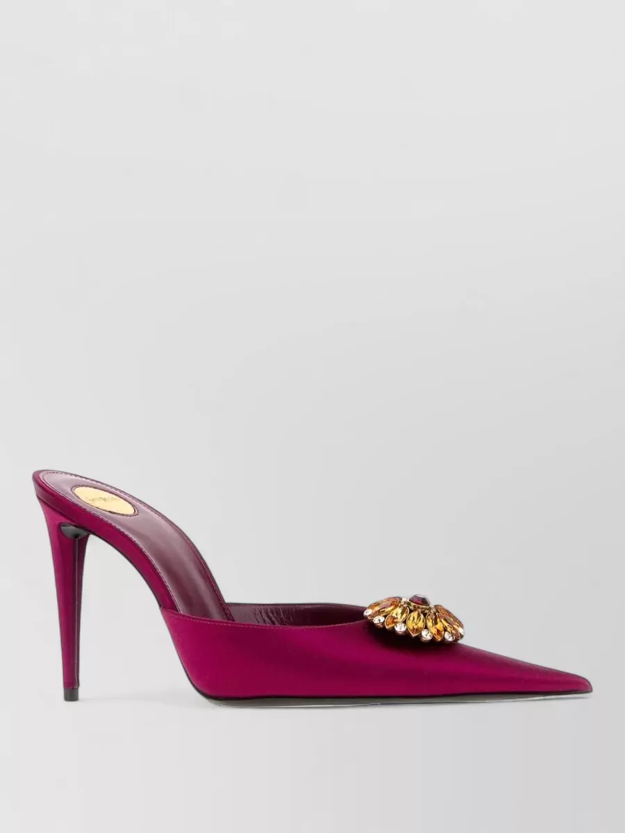 Saint Laurent satin mules