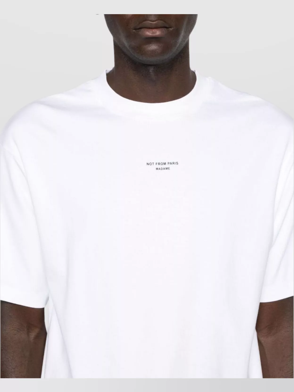 Drôle De Monsieur Crew Neck Short Sleeve Slogan T-Shirt