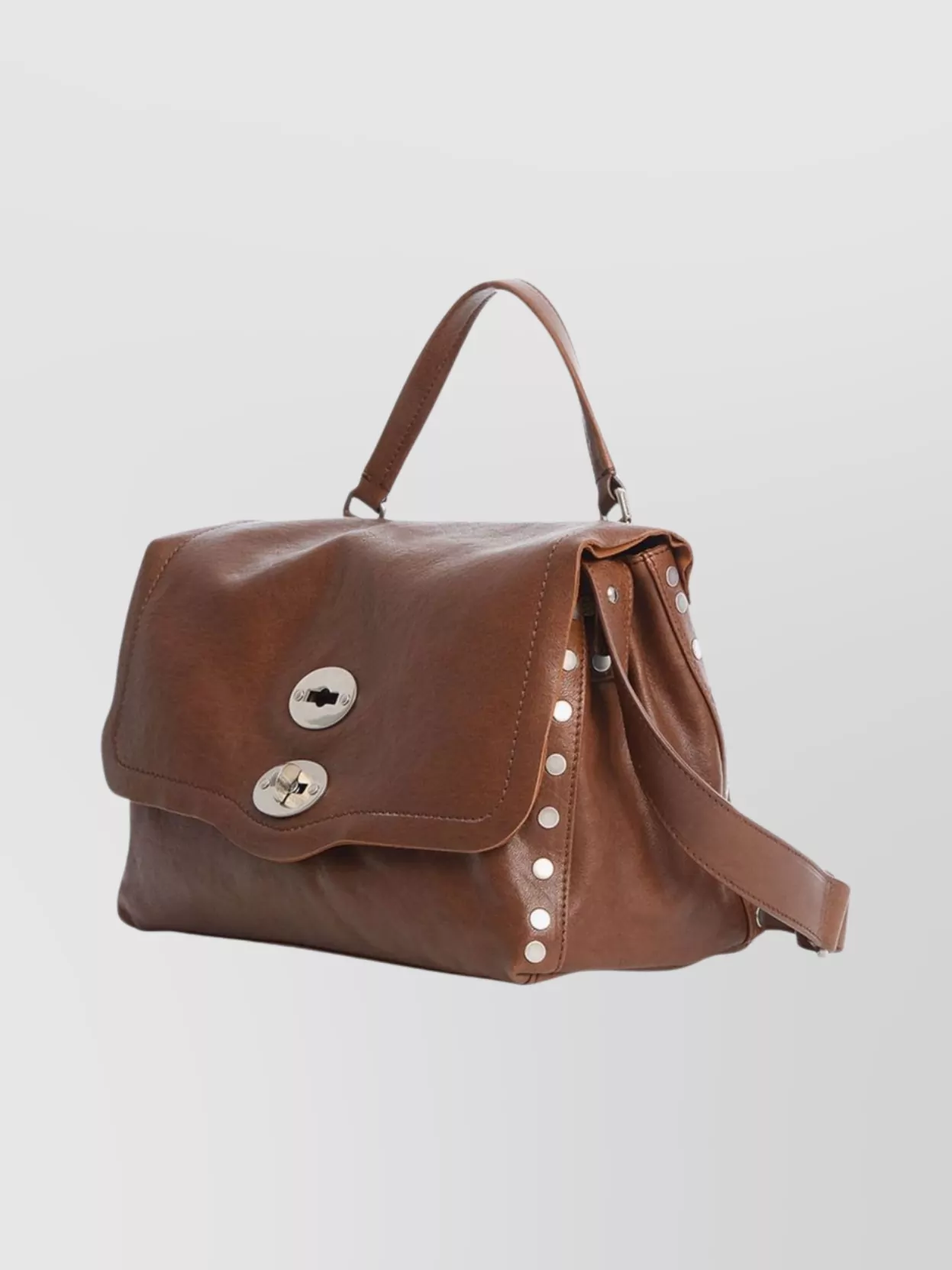 Zanellato Baby Leather Handbag Top Handle Design