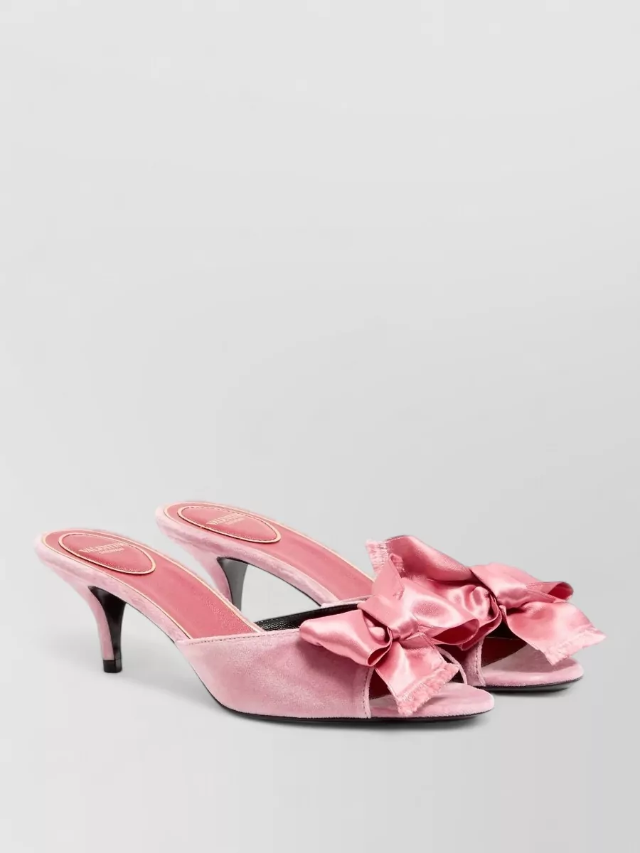 Valentino Leather Slide Mules