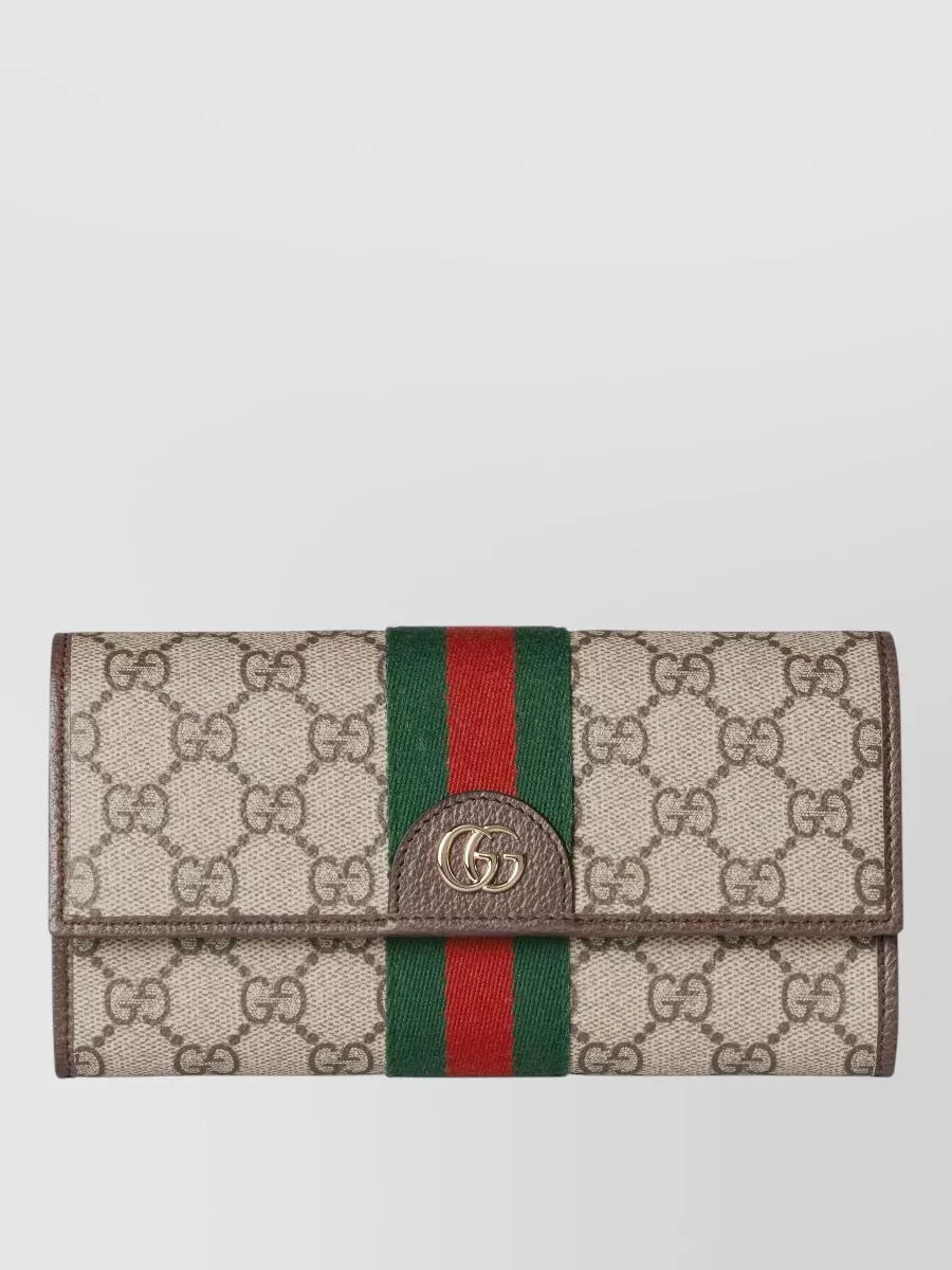 Gucci Canvas Logo-Print Wallet