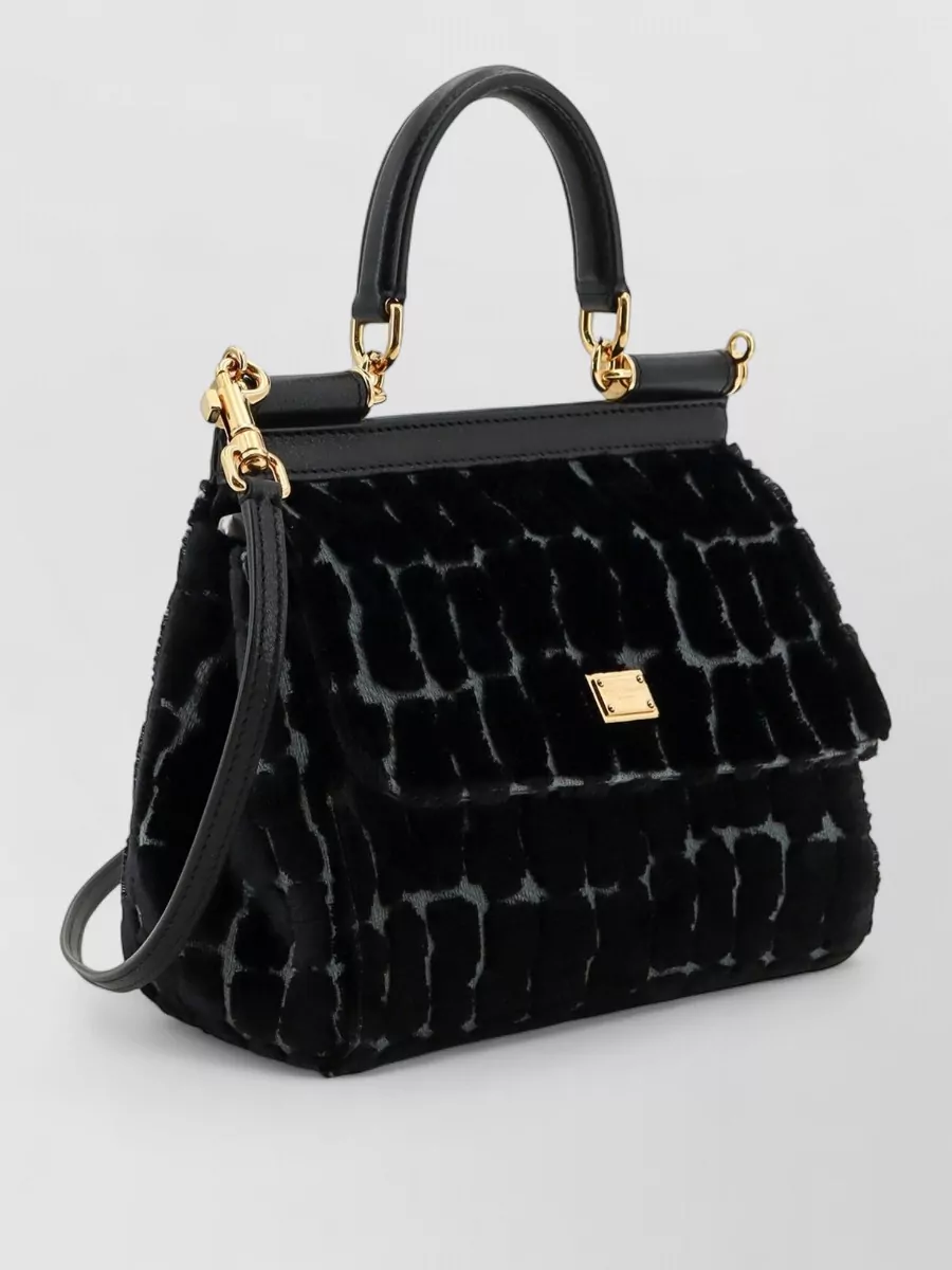 Dolce&Gabbana Sicily Small Silk Shoulder Bag
