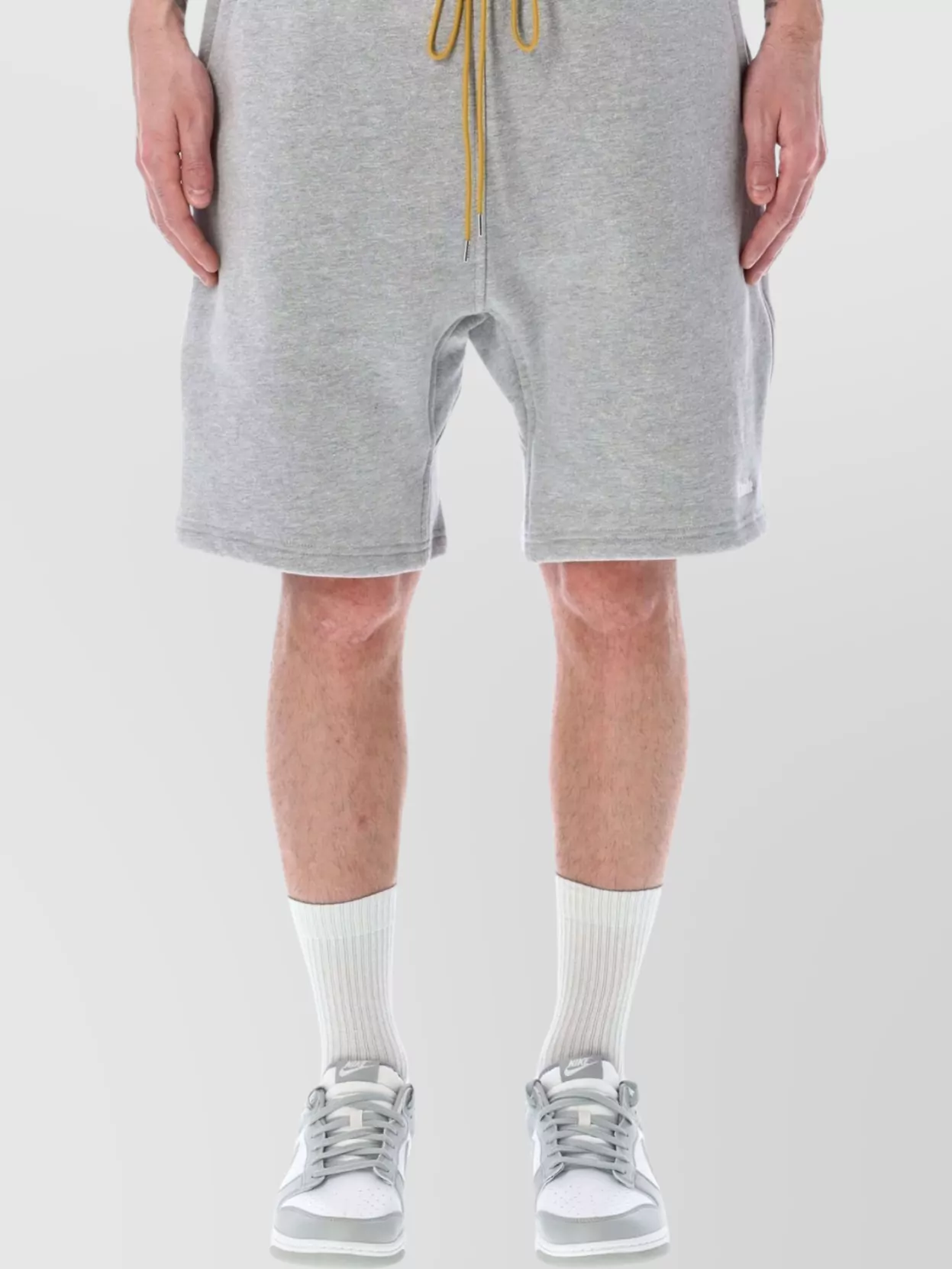 Rhude Cotton Drawstring Knee-length Shorts