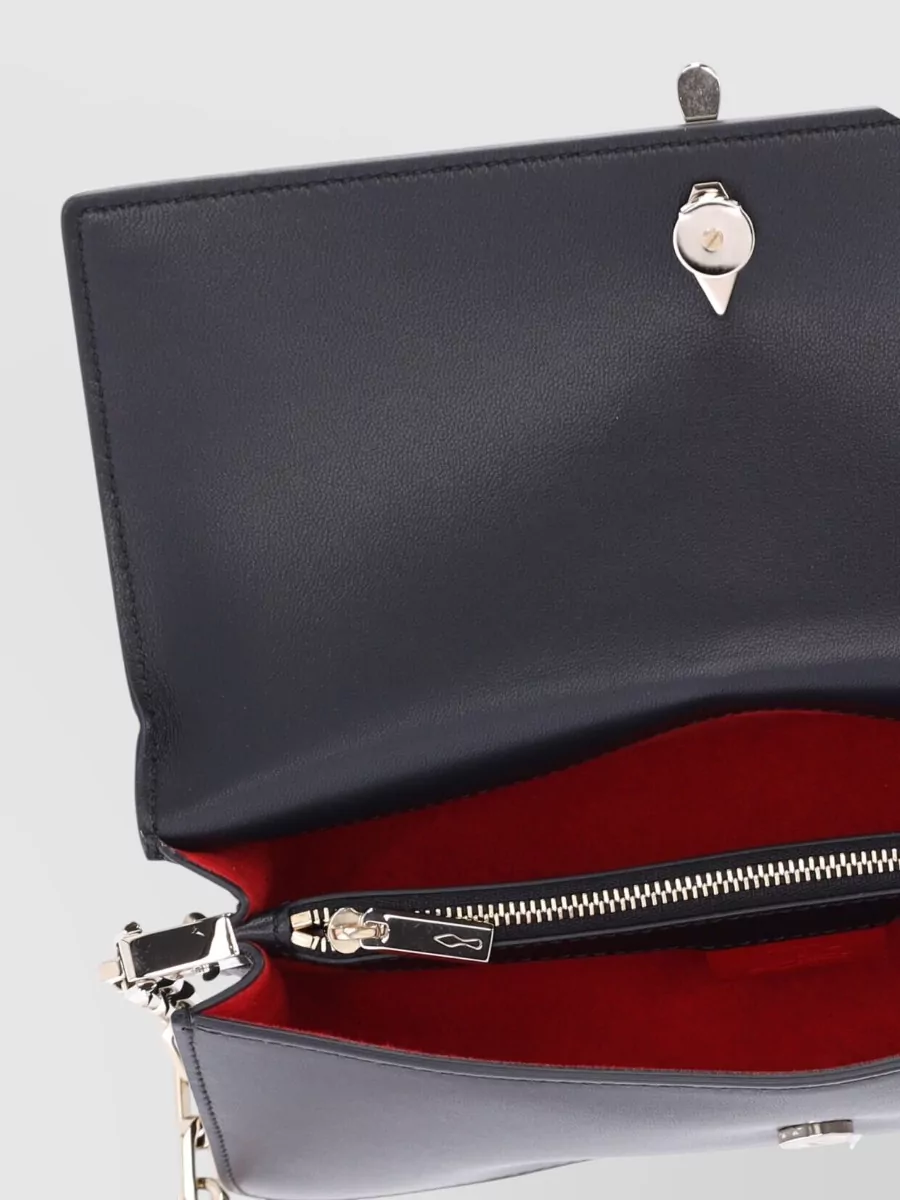 Christian Louboutin Loubi54 Lamb Leather Clutch Bag