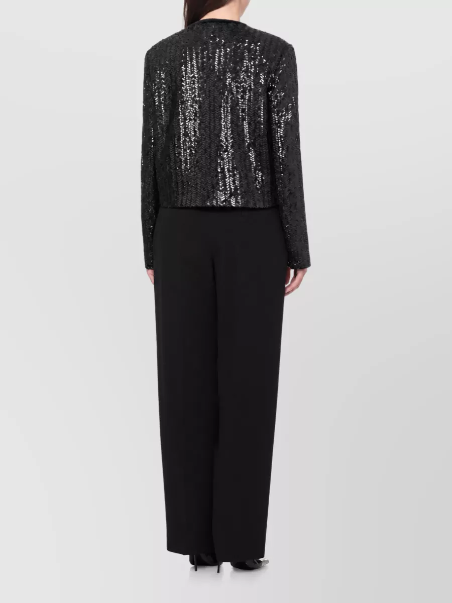 Blazé Milano Sequin Single-Breasted Blazer