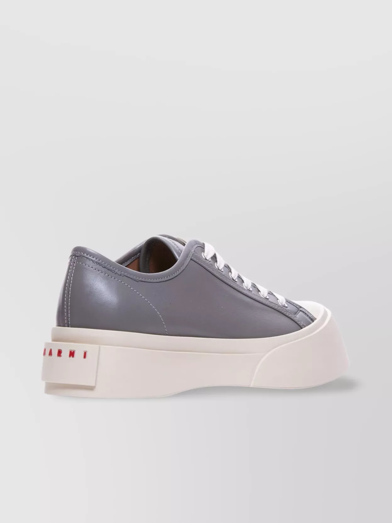Marni Low Top Leather Sneakers With Oversize Sole