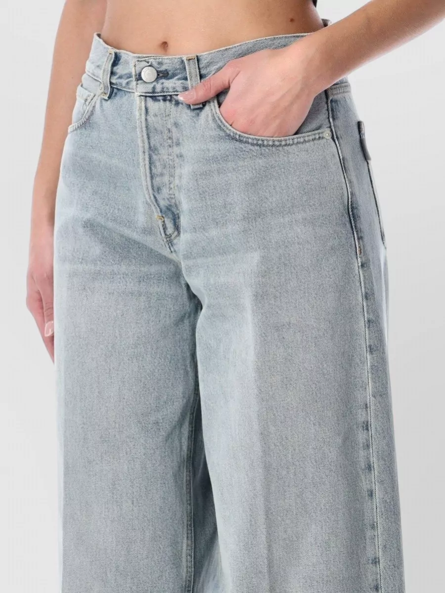 Haikure Bethany Belt Loop Five Pocket Wide Leg Trousers