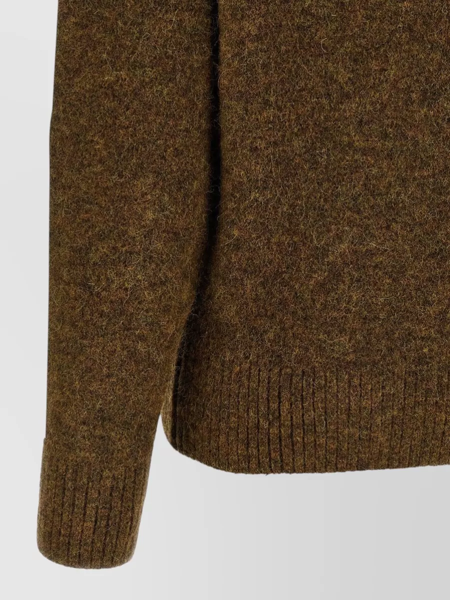 Isabel Marant Etoile Alpaca Wool V-Neck Long-Sleeve Sweater