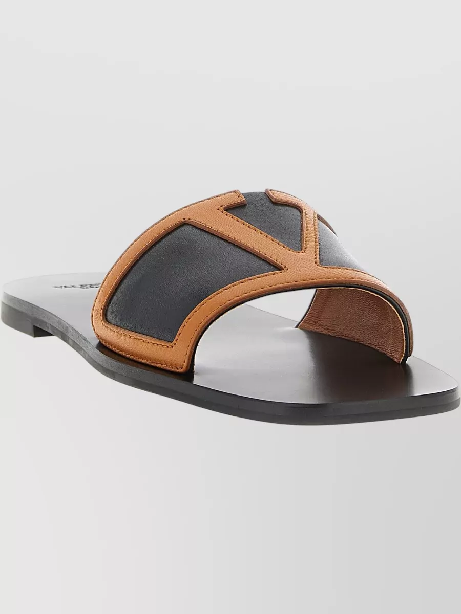 Valentino Garavani Viva Superstar Open Toe Flat Slides