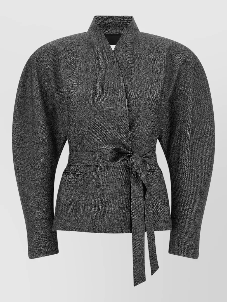 The Andamane belted single breasted blazer