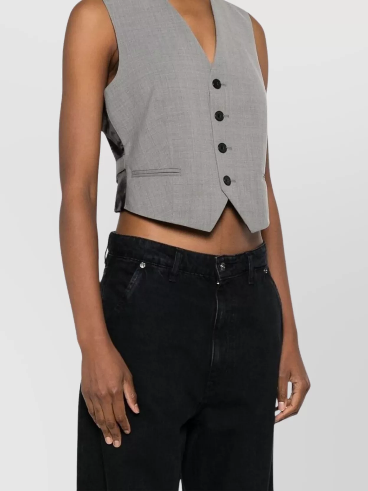 Shop Filippa K Rear Strap Detail V-necked Vest