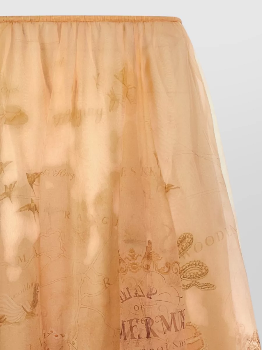 Zimmermann Silk Printed Maxi Skirt