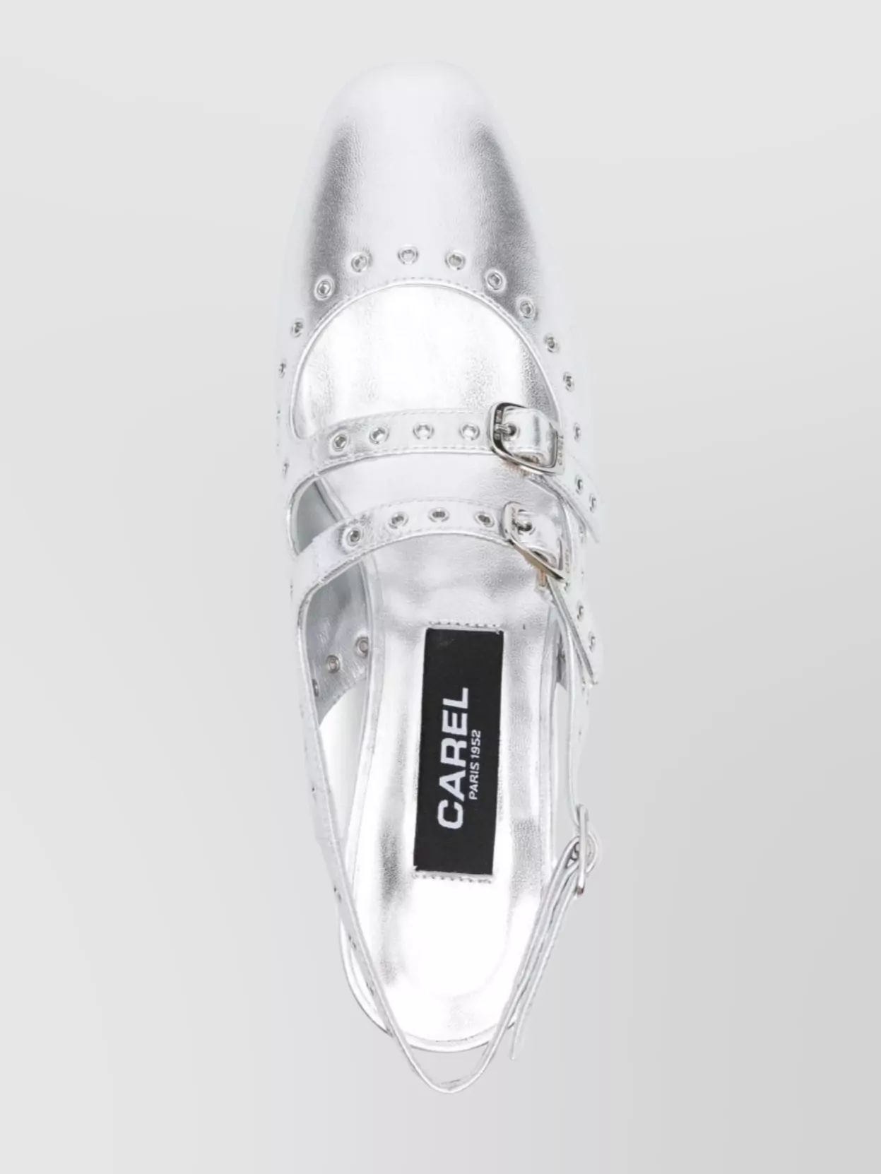 Carel Paris Royal Leather Ballerina Flats
