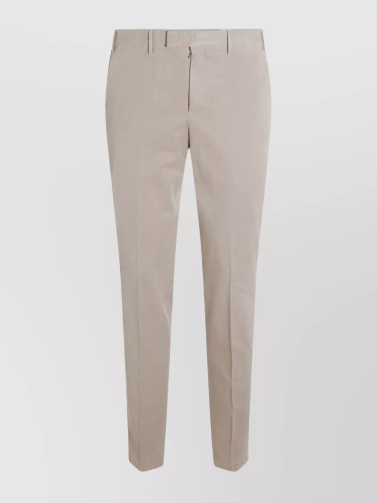 Pt Torino Trousers With Belt Loops And Pockets In Neutral