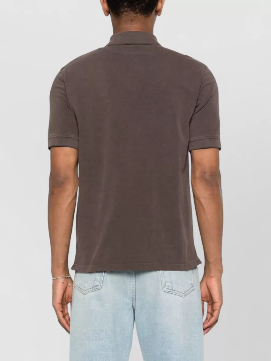 Herno Cotton Short-Sleeve Polo Shirt