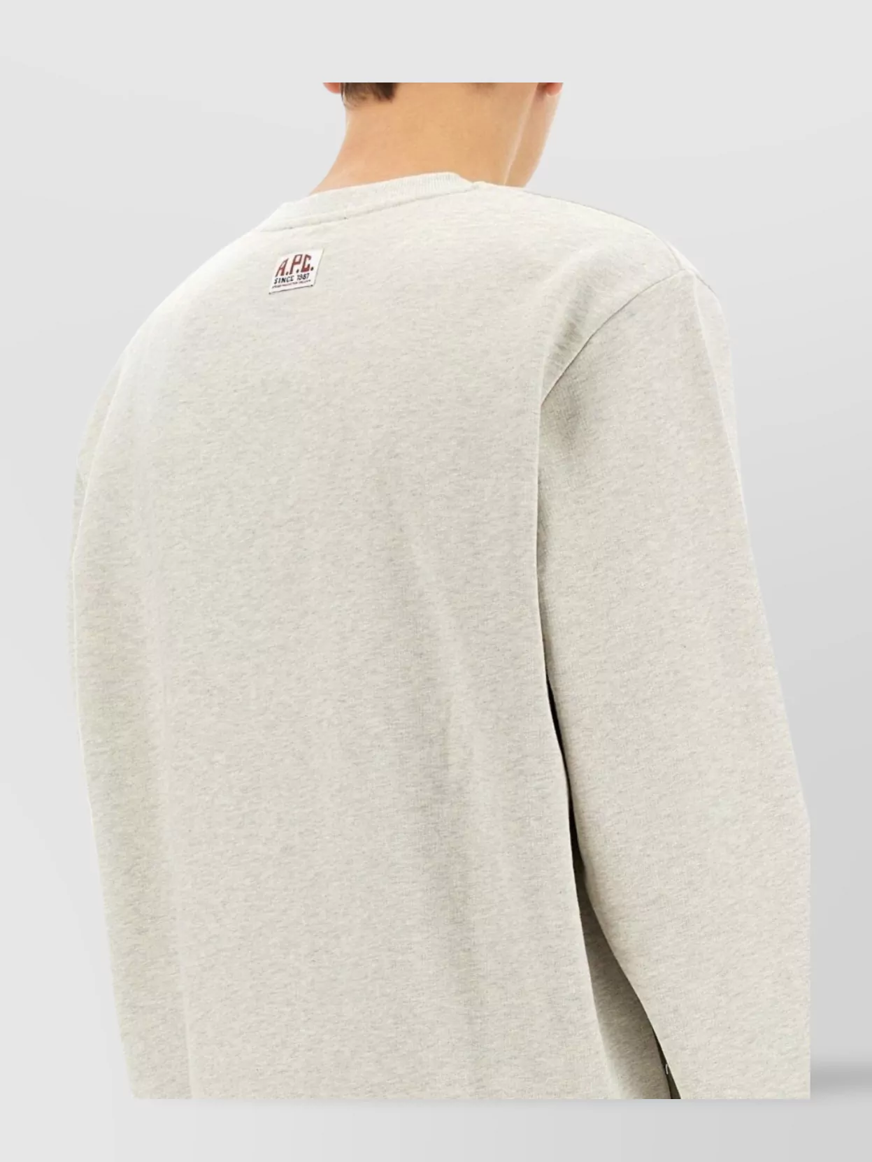 A.p.c. Logo Crew Neck Sweater