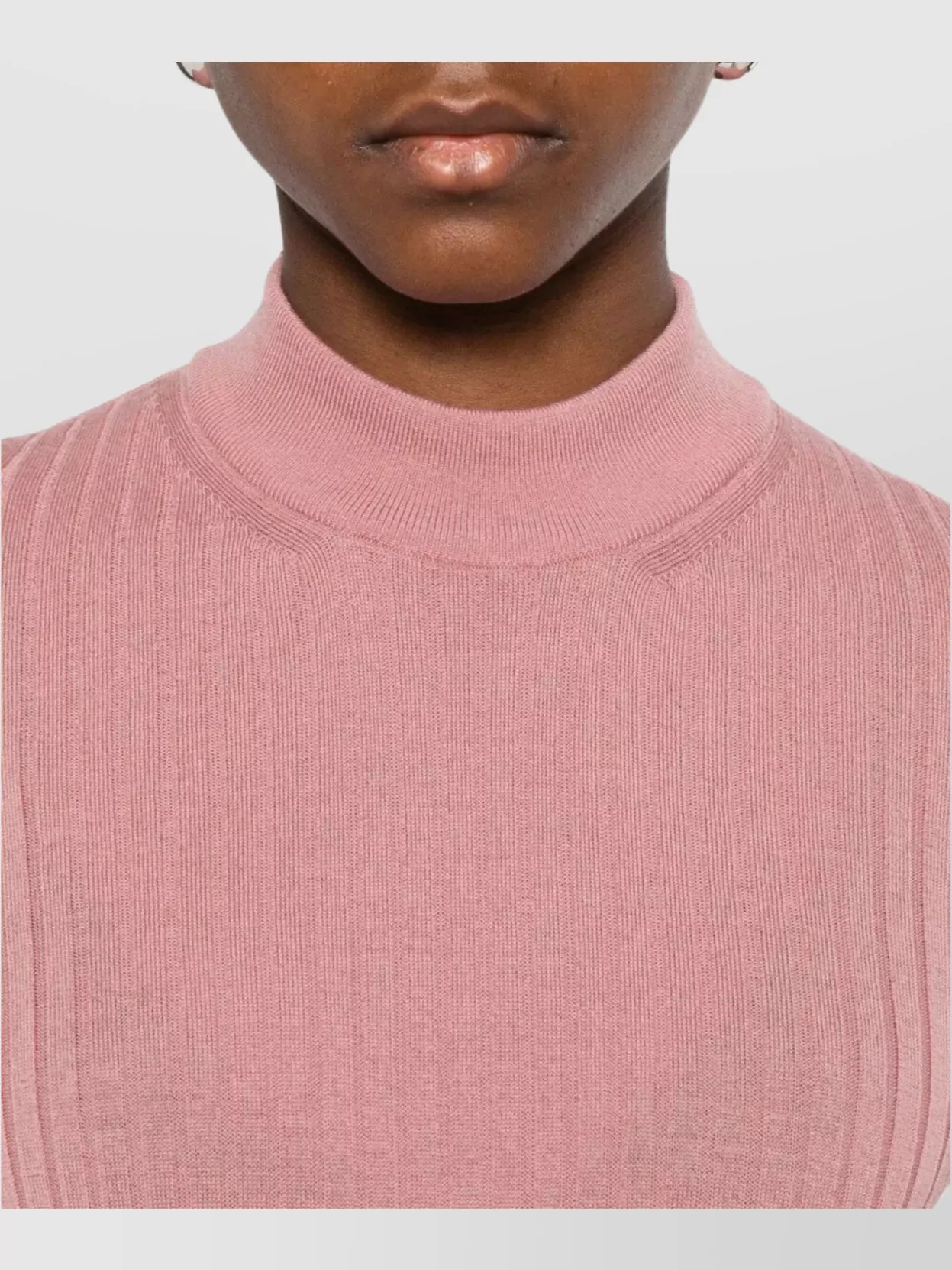 Fendi Knit Pullover With Crew Neck And Ribbed Texture