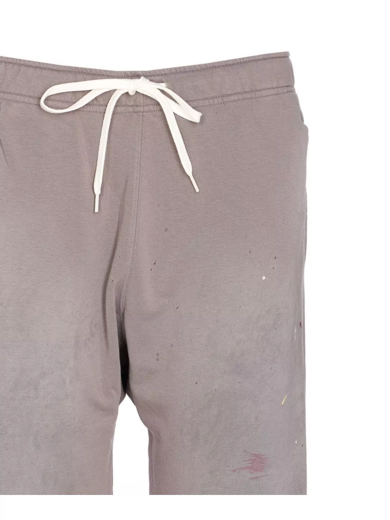 Mm6 Maison Margiela Elastic Waistband Track Pants With Paint Splatter