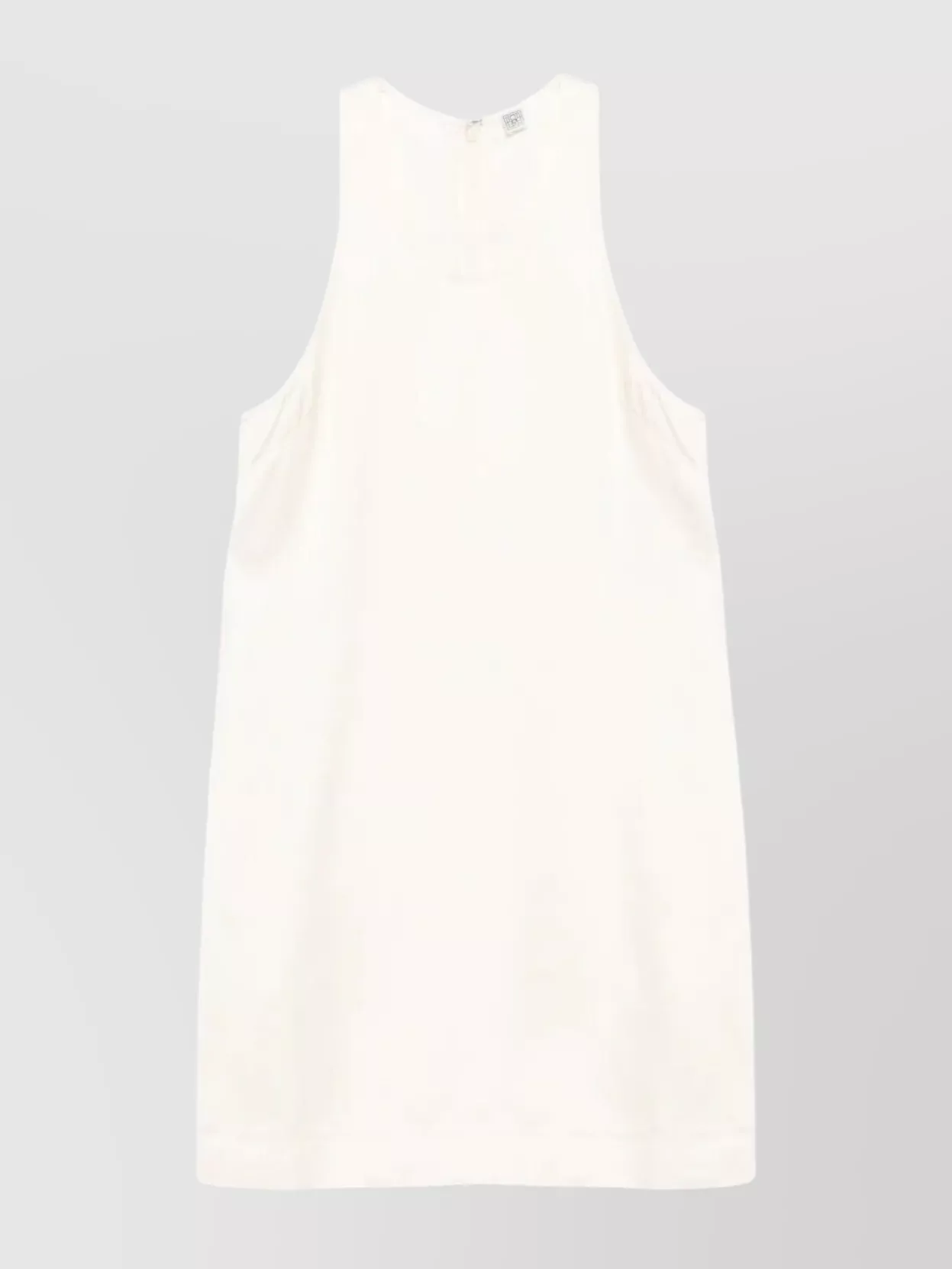 Totême Flared Scoop-neck Dress Side Pockets
