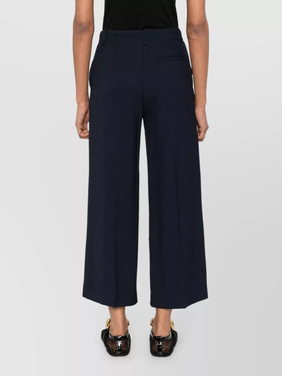 Erika Cavallini Cady Cropped Wide-Leg Trousers