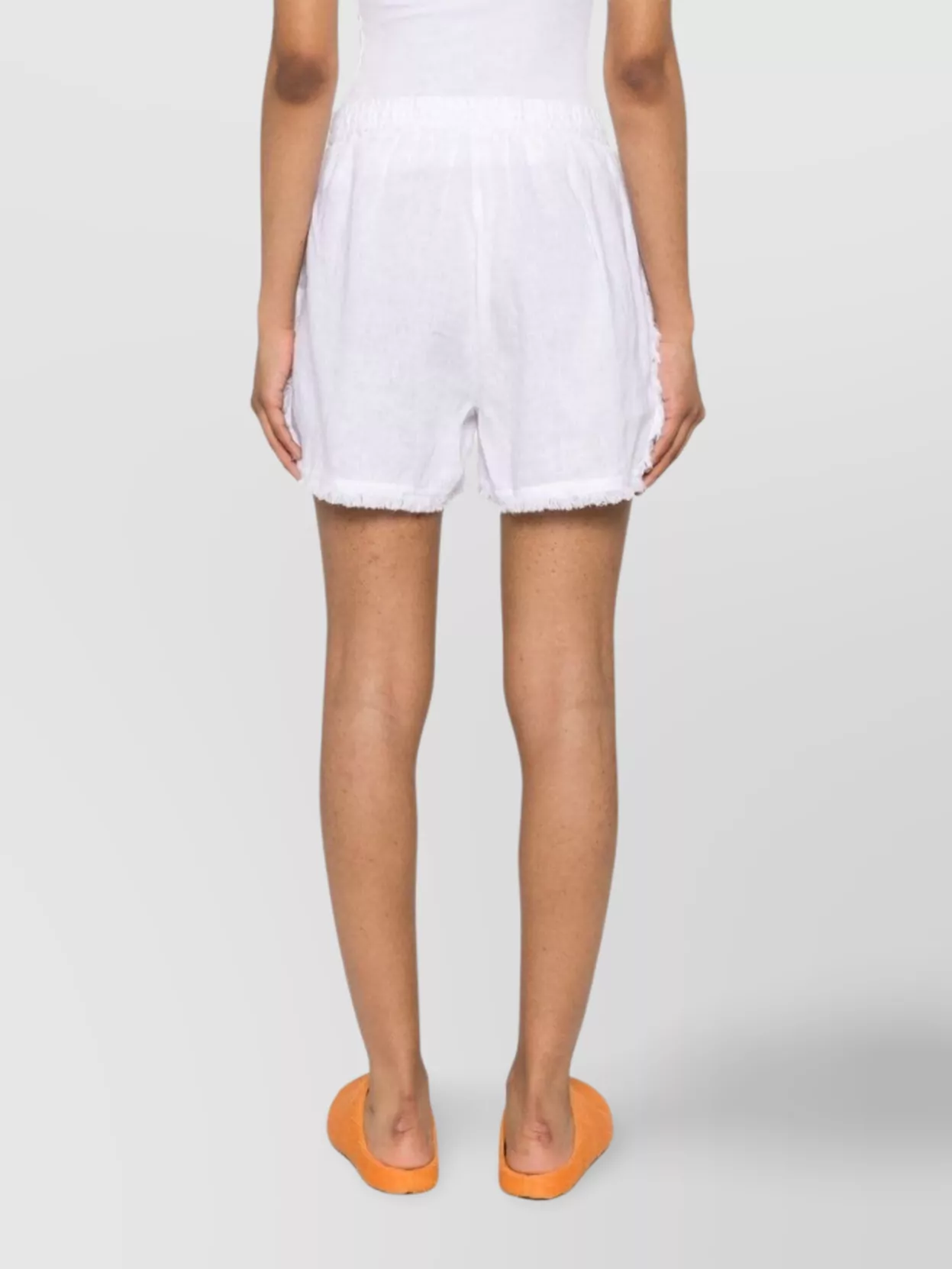 P.a.r.o.s.h Embroidered Frayed Shorts