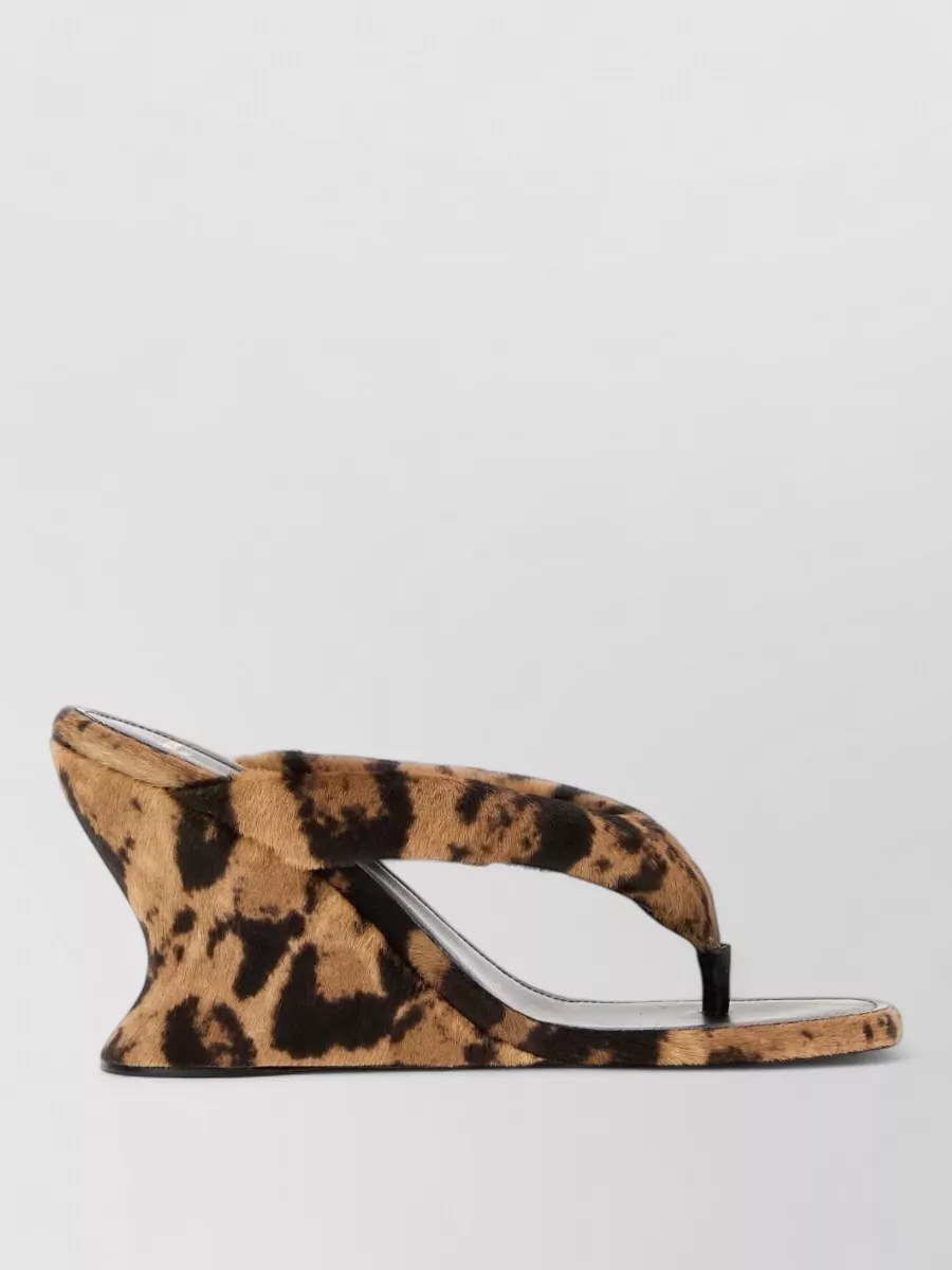 Balenciaga Calf Hair Sandals