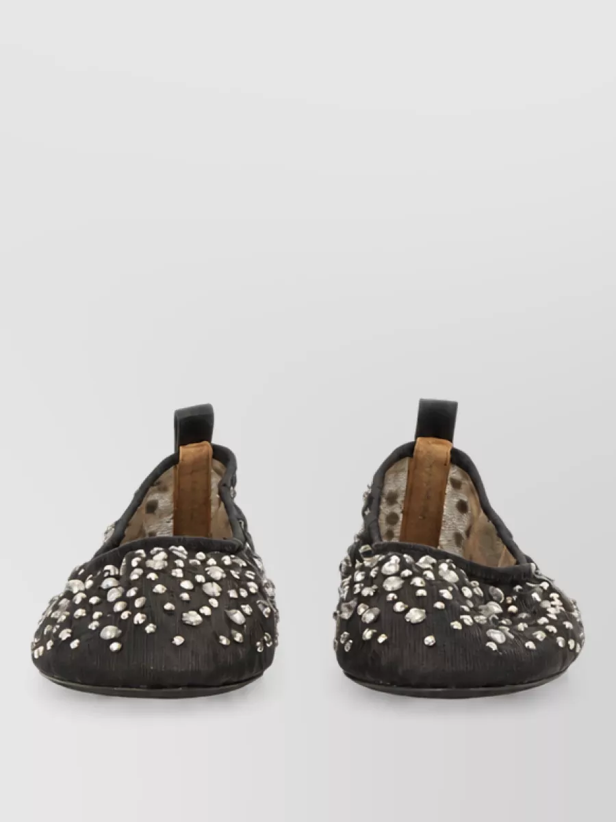 Tory Burch Crystal Ballerina Shoes