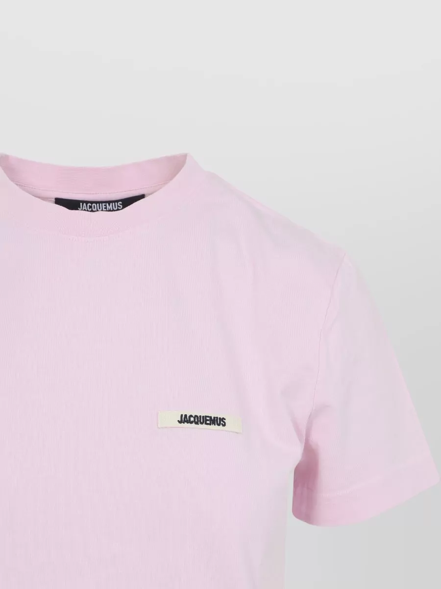 Jacquemus Le Grosgrain Cotton Jersey T Shirt