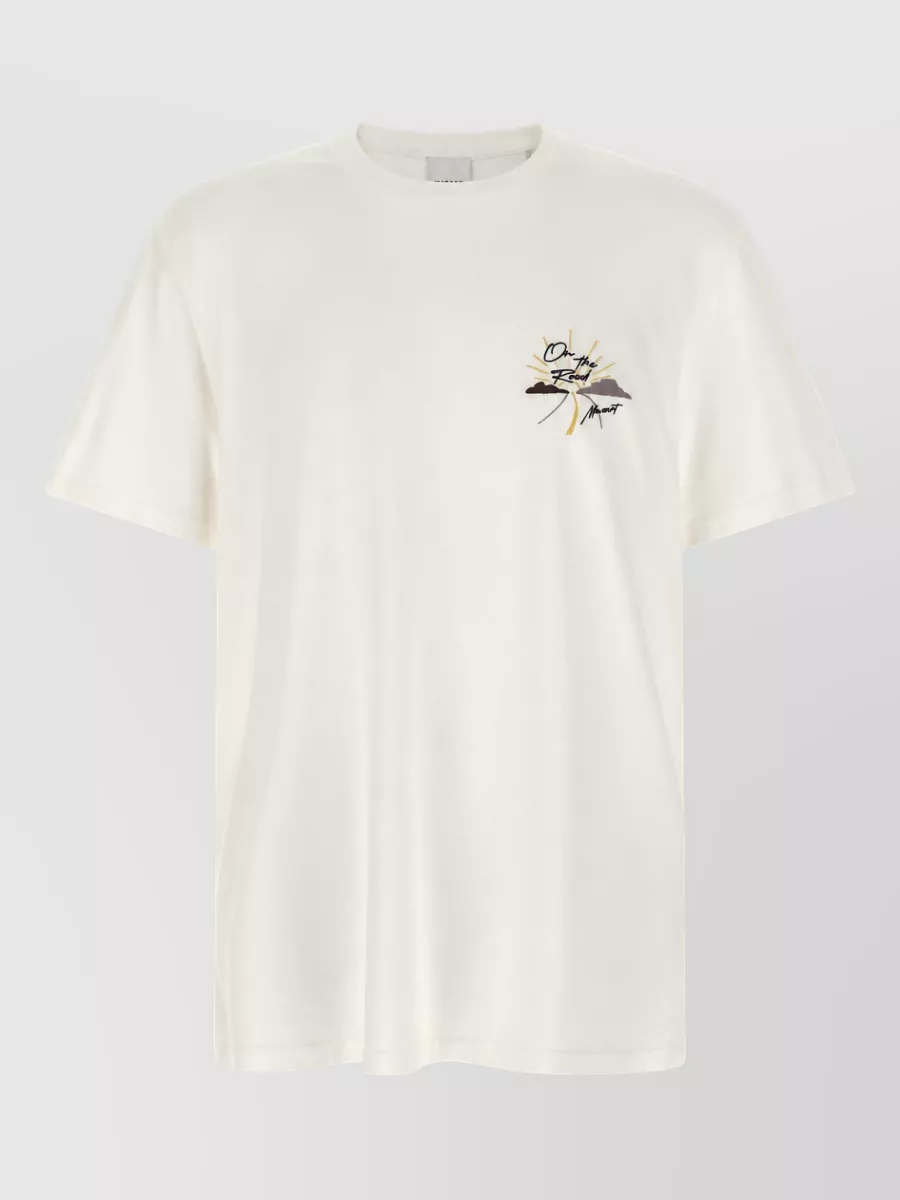 Isabel Marant Cotton jersey honore embroidered short-sleeve t-shirt