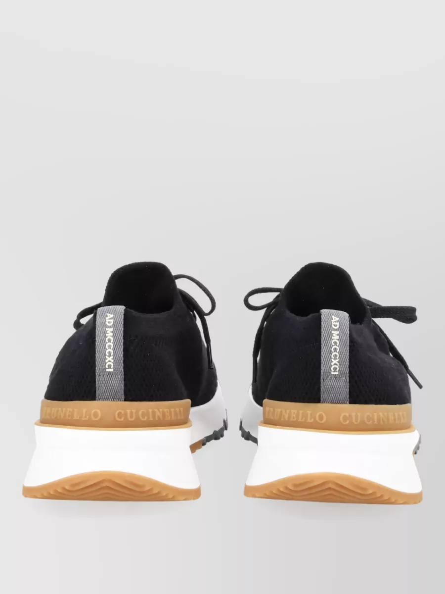 Brunello Cucinelli Cotton Low-Top Sneakers