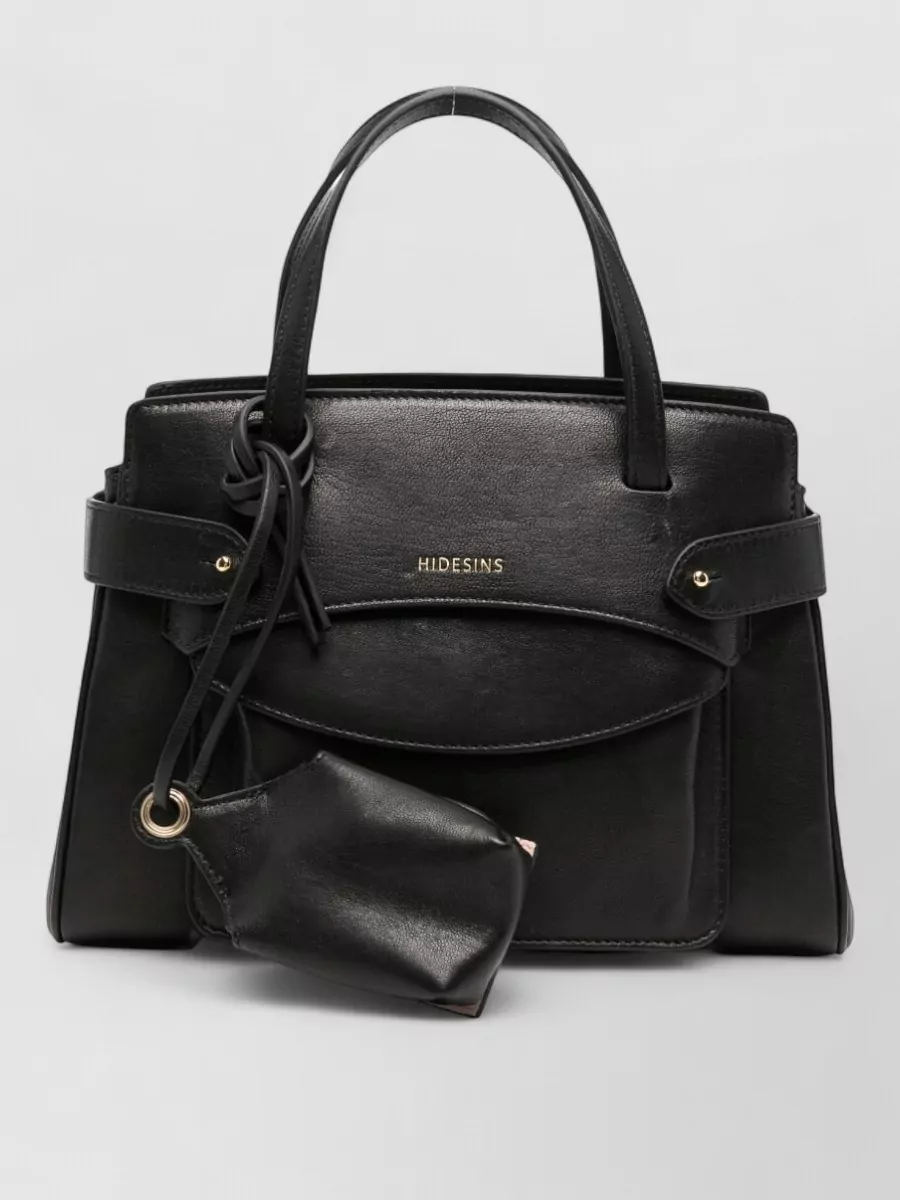 Hidesins leather small tote bag