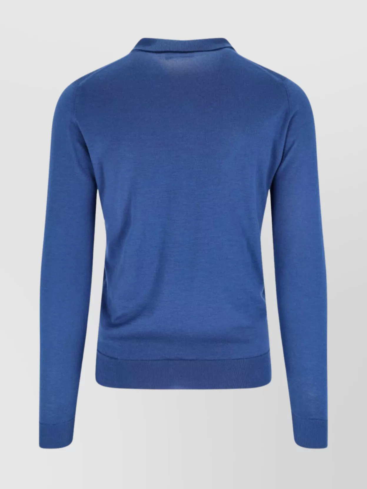John Smedley Ribbed Cuff And Hem Crewneck Sweater