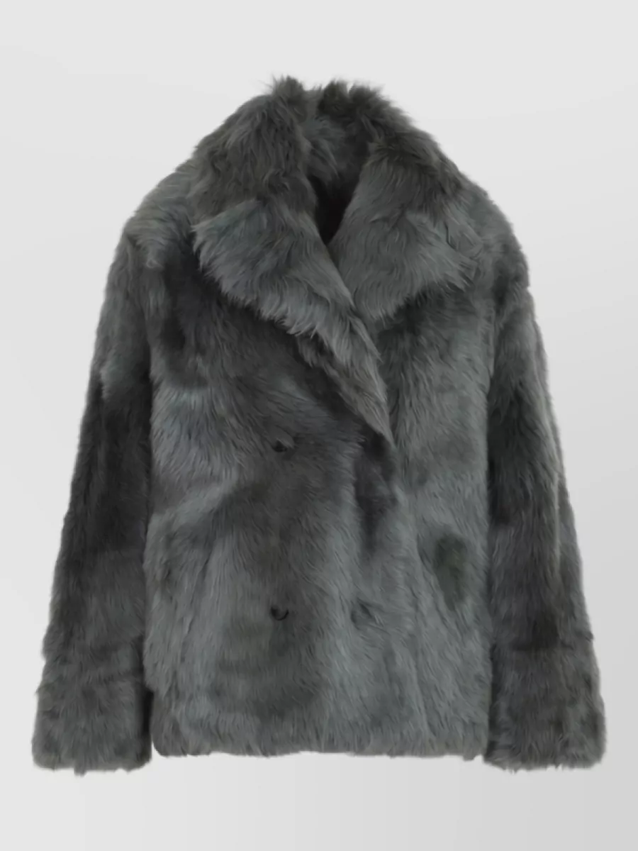 Yves Salomon Shearling double-breasted jacket