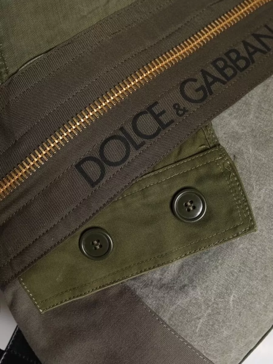 Dolce&Gabbana Cotton Patchwork Backpack